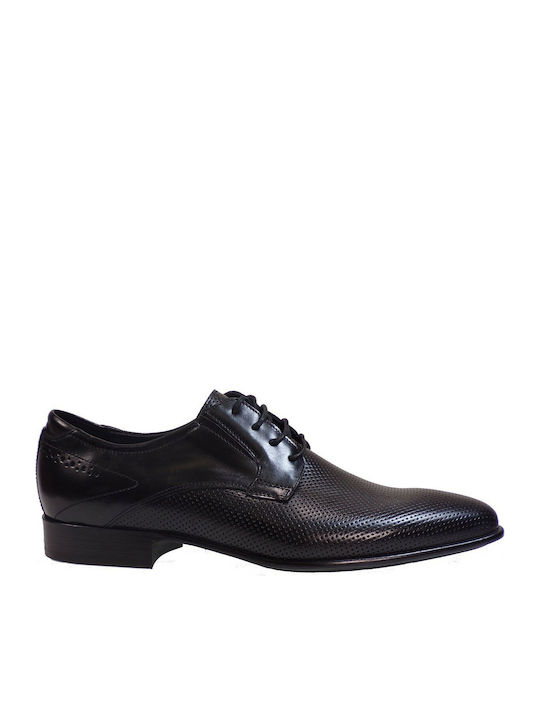 Kricket Men's Leather Dress Shoes Black