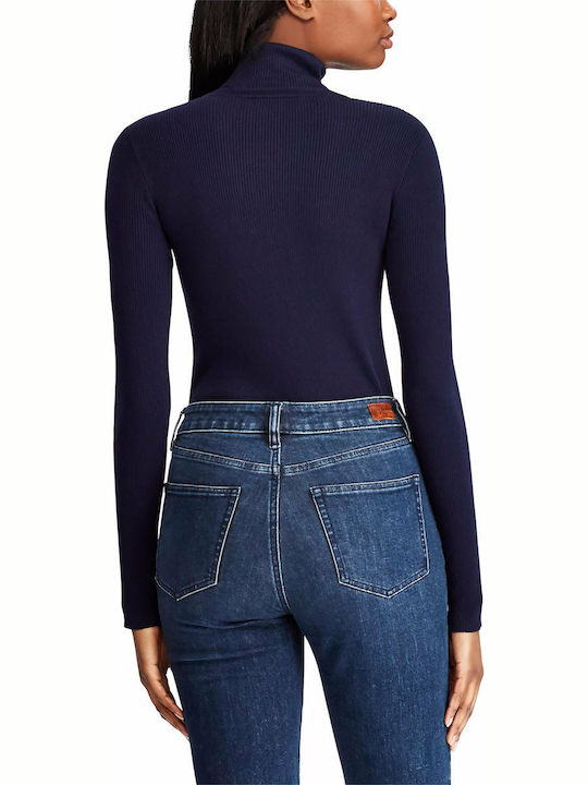 Ralph Lauren Women's Long Sleeve Pullover Turtleneck Navy Blue 200643398-033