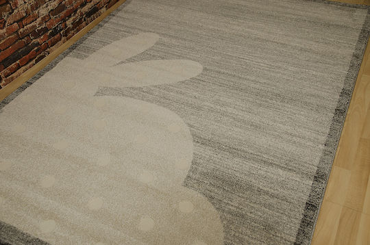 Ezzo 7403 Kinder Teppich Gray 160x230cm Dicke 11mm