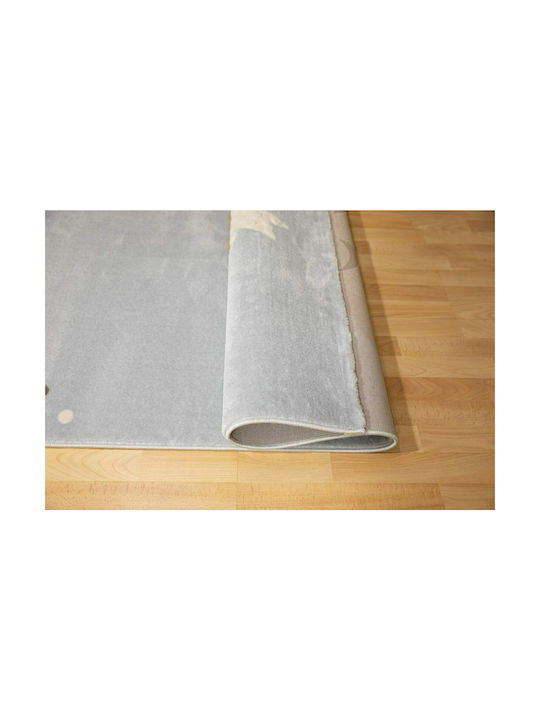 Ezzo 8612 Kids Rug Albastru deschis 160x230cm Thickness 12mm