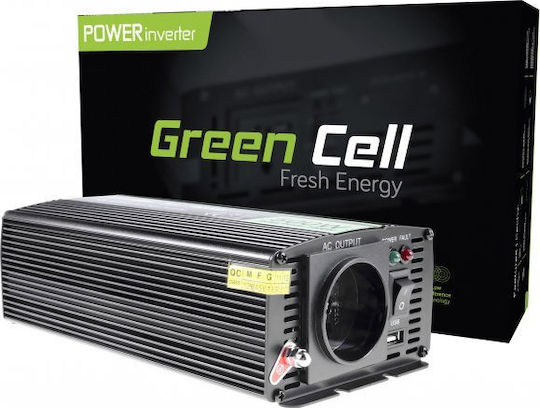 Green Cell Inverter für Autos Modifizierte Sinuswelle 1000W zur Umwandlung von 24V DC in 230V AC