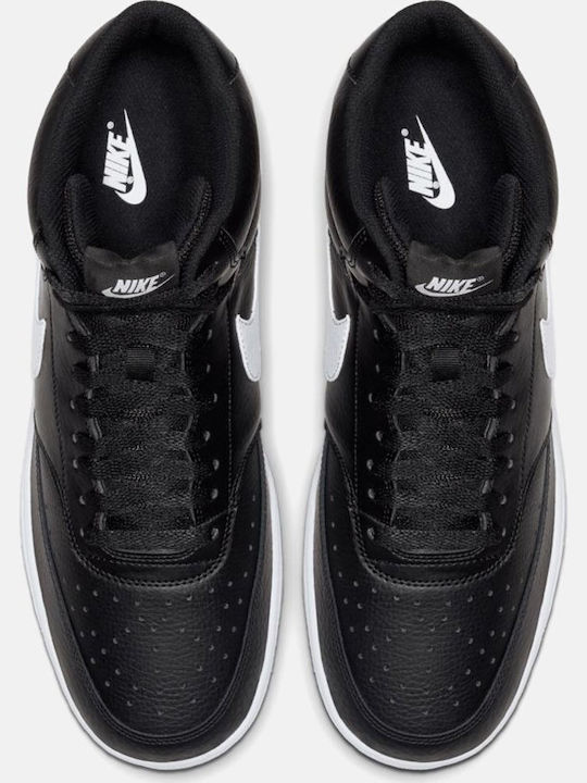 Court Vision Mid Μποτάκια Black / White