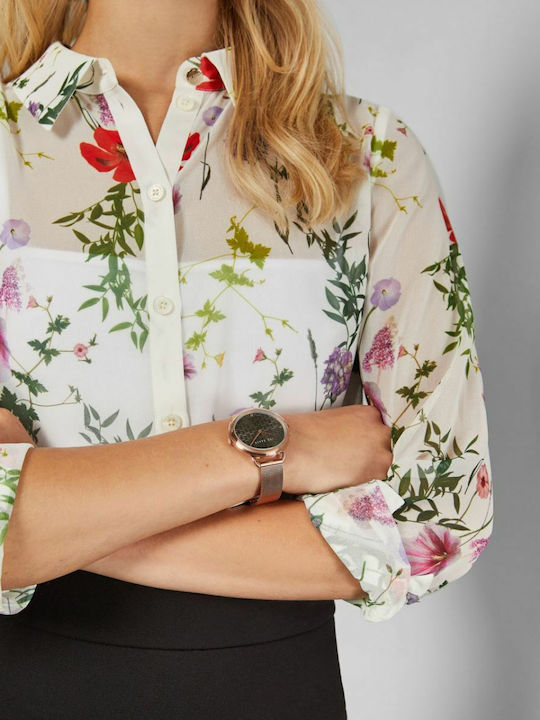 Ted Baker Hetttie Ρολόι Μπαταρίας με Μεταλλικό Μπρασελέ Ted Baker Hetttie Ρολόι Μπαταρίας με Μεταλλικό Μπρασελέ