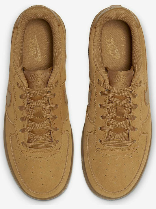 Air Force 1 Kids Sneakers Wheat / Gum Light Brown