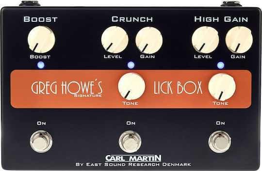 Carl Martin Greg Howe's Signature Lick Box Πετάλι Effect Over­drive Ηλεκτρικής Κιθάρας