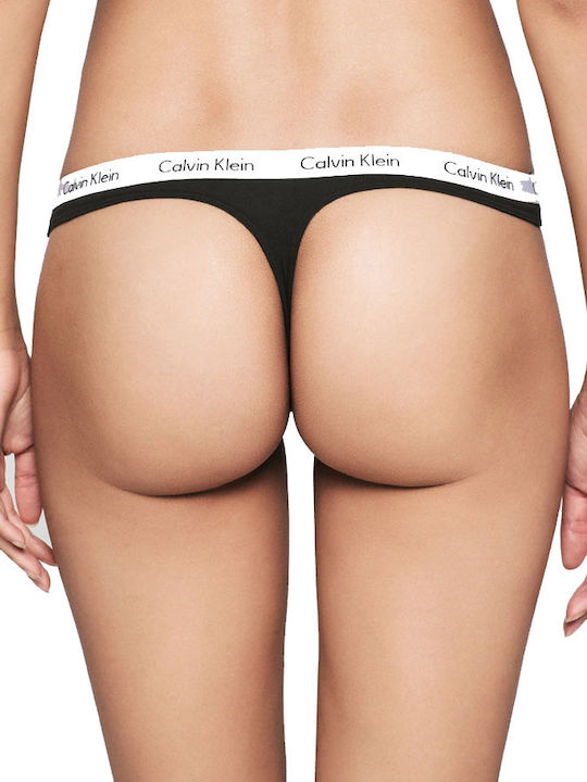 Carousel Βαμβακερά Damen Zeichenfolge 3Pack Schwarz