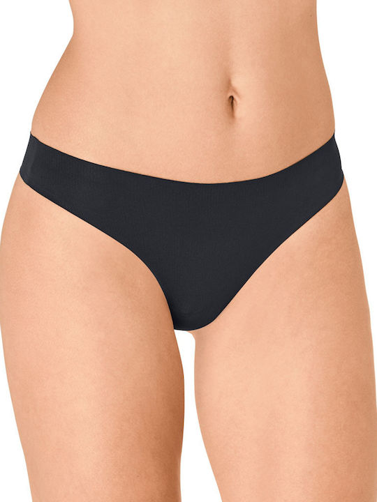 Sloggi Move Thong Damen Zeichenfolge 2Pack Nahtlos Schwarz