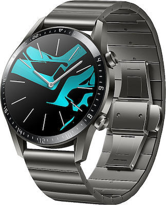 Huawei Watch GT 2 Elite 46mm mit Pulsmesser (Titanium Gray)