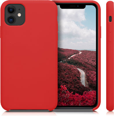 KWmobile Flexible Silicone Back Cover Red (iPhone 11)