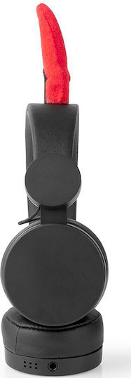 Nedis Wired On Ear Headphones Black