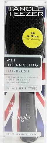 Tangle Teezer The Large Wet Detangler Hair Brush Black Gloss