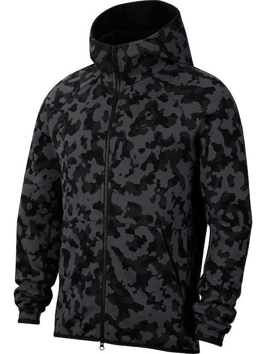 Sportswear Tech Fleece Суитшърт с Качулка Камуфлажно черно