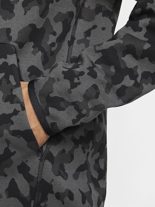 Sportswear Tech Fleece Суитшърт с Качулка Камуфлажно черно