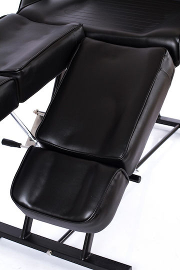 Rest Pro Facial Couch Beauty Chair with Adjustable Height Black