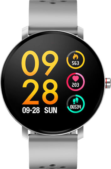 Denver SW-171 45mm Smartwatch με Παλμογράφο (Γκρι)