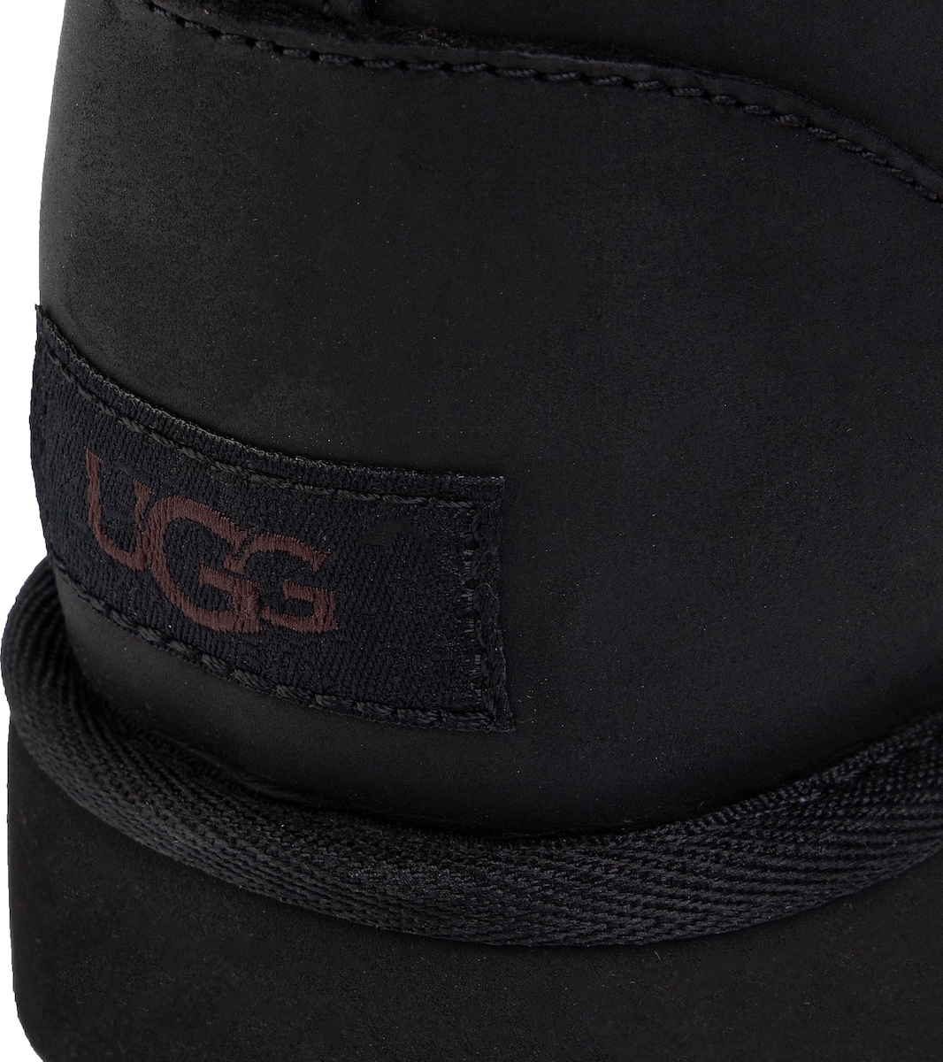 ugg classic mini leather black