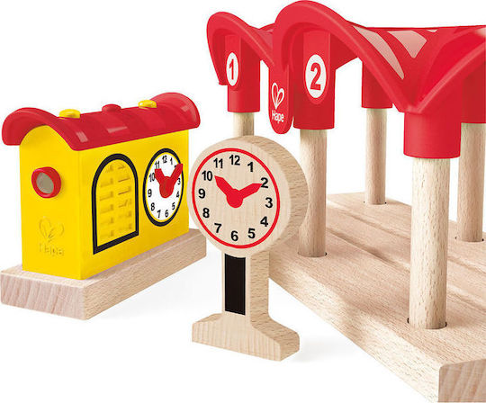 Hape Миниатюрна играчка Record Listen & Light Railway Station за 3+ Години