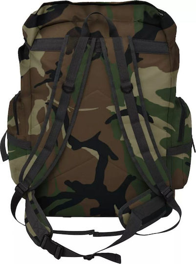 vidaXL Militärischer Rucksack Rucksack aus Polyester Waldland Grün 65Es