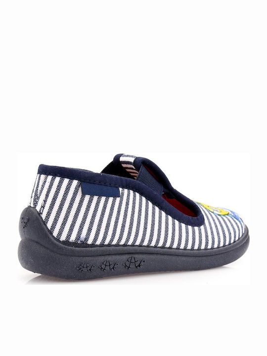 Mini Max Kids Slipper Closed-Toe Navy Blue Sub