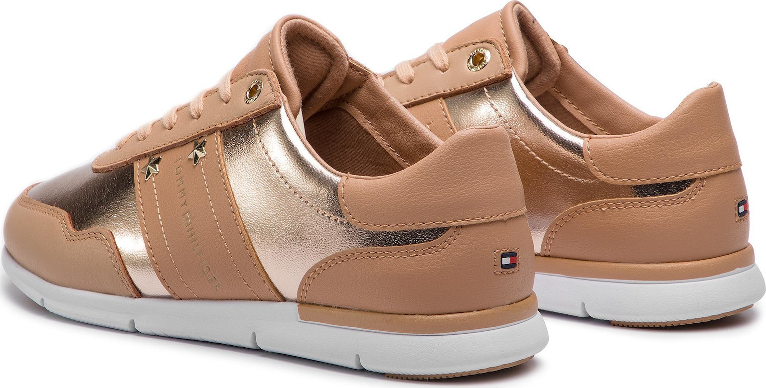 tommy jeans essential leather sneaker