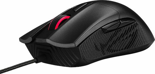 Asus ROG Gladius II Core RGB Gaming Ποντίκι 6200 DPI Μαύρο