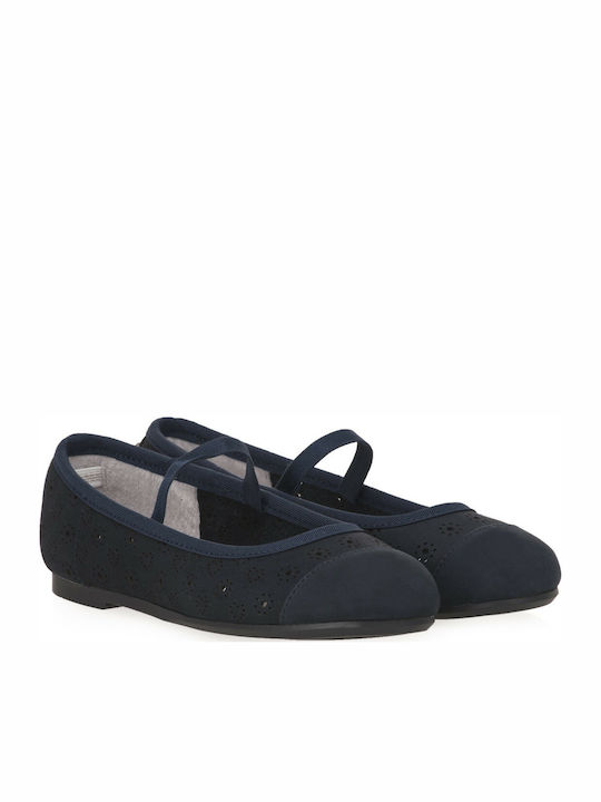 Mayoral Kids Ballerinas with Elastic Strap Navy Blue