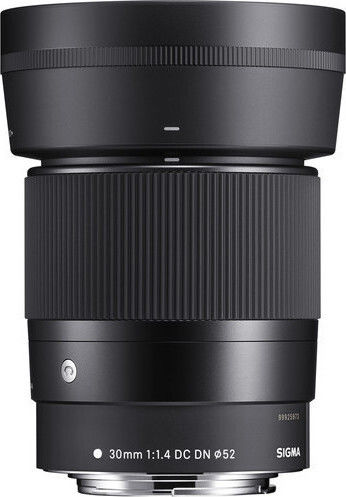 Sigma Crop Camera Lens 30mm f/1.4 DC DN Contemporary Wide Angle for Canon EF-M Mount Black