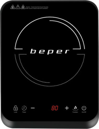 Beper Countertop Burner Induktion Single Schwarz