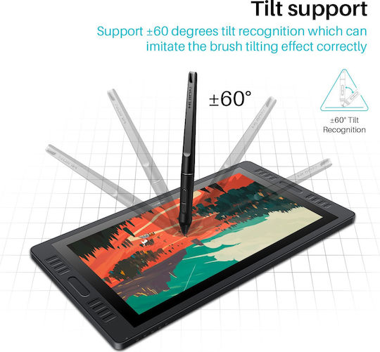 Huion Kamvas Pro 20 Графичен таблет с дисплей 19.5" Черен