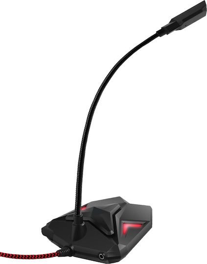 Yenkee YMC 1040 Микрофон USB Настолен за Мобилен в Red Цвят