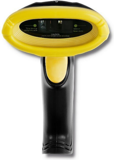 Qoltec Scanner Χειρός Ενσύρματο με Δυνατότητα Ανάγνωσης 1D Barcodes