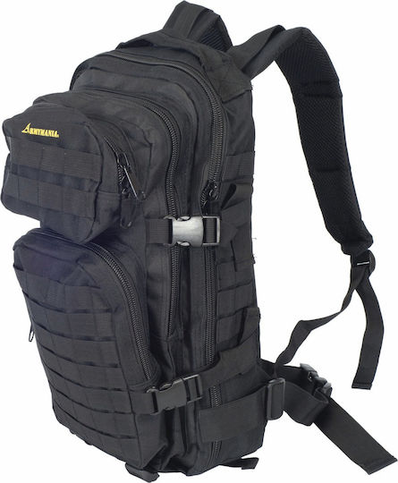 Armymania HH-9318 Molle Militärischer Rucksack Rucksack Schwarz 25Es