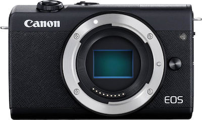 Canon Mirrorless Φωτογραφική Μηχανή EOS M200 Crop Frame Kit (EF-M 15-45mm F3.5-6.3 IS STM) Black