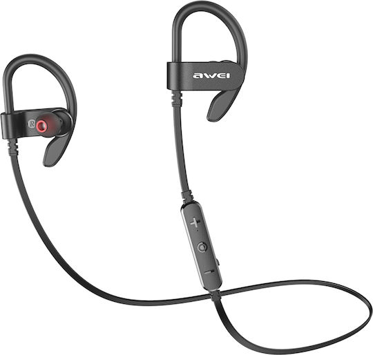 Awei WT50 In-ear Bluetooth Handsfree Ακουστικά με Αντοχή στον Ιδρώτα Μαύρα