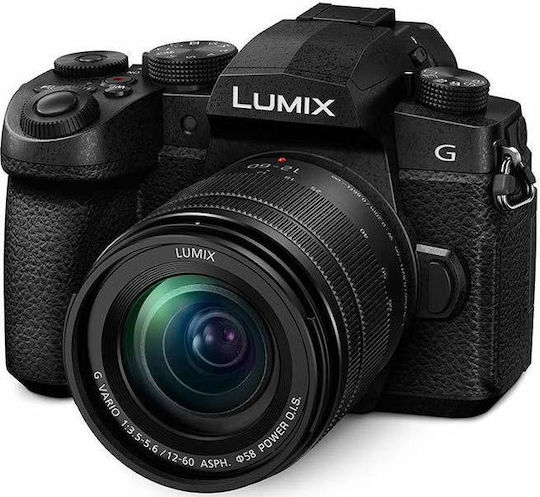 Panasonic Lumix DC-G90 Mirrorless Φωτογραφική Μηχανή Kit (G Vario 12-60mm F3.5-5.6 Asph. Power OIS) Μαύρη