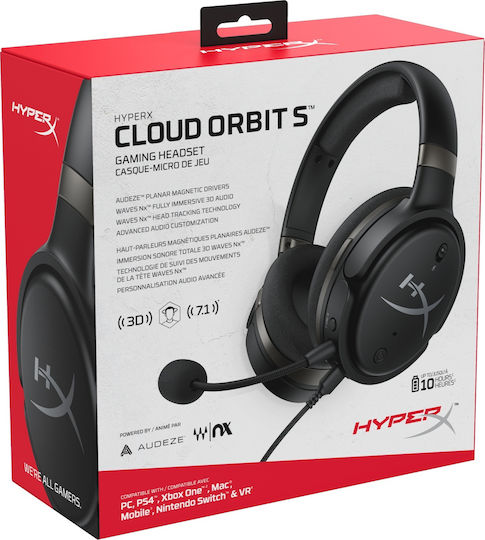 HyperX Cloud Orbit S Over Ear Gaming Headset με σύνδεση 3.5mm / USB