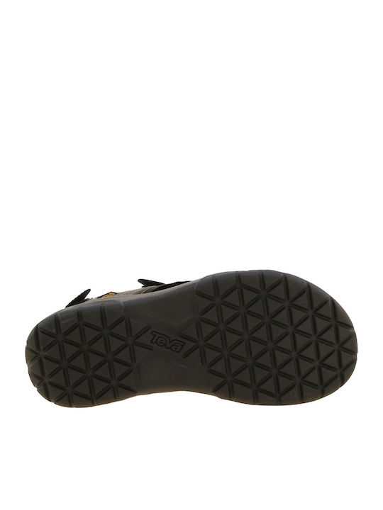 Langdon Leder Herrensandalen Walnut