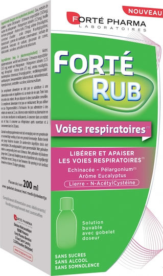 Forte Pharma Forte Rub Σιρόπι για το Βήχα και το Κρυολόγημα 200ml