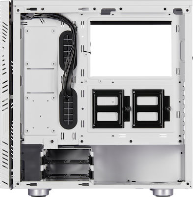 Corsair 275R Airflow Gaming Midi Tower Κουτί Υπολογιστή με Πλαϊνό Παράθυρο Λευκό