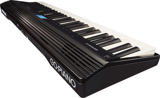 Roland Electric Stage Piano GO:PIANO with 61 Dynamically Keys Built-in Speakers and Connection with Headphones and Computer Black
