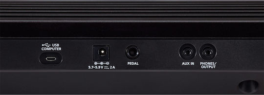 Roland Electric Stage Piano GO:PIANO with 61 Dynamically Keys Built-in Speakers and Connection with Headphones and Computer Black