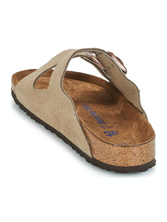 Birkenstock Arizona Taupe Suede Soft Footbed  BIRKENSTOCK ATTITUDES –  Birkenstock Attitudes