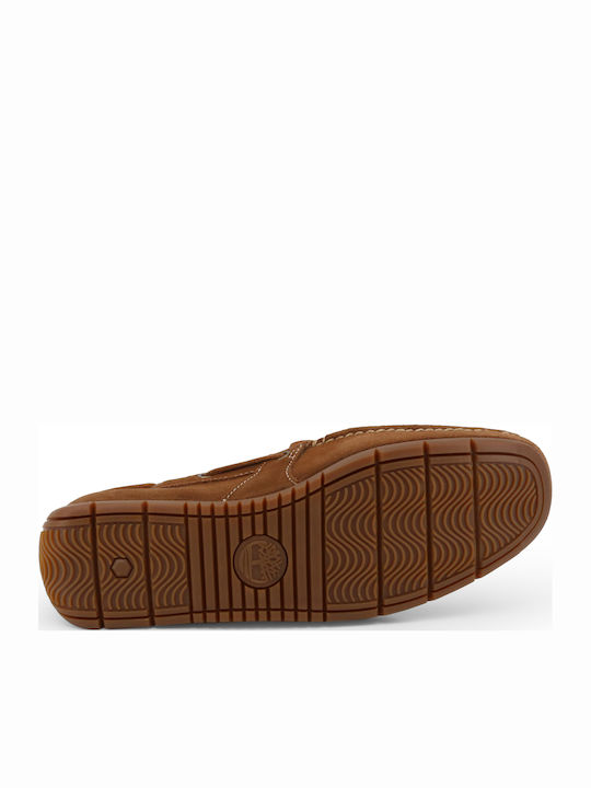 Lemans Men's Suede Moccasins Brown