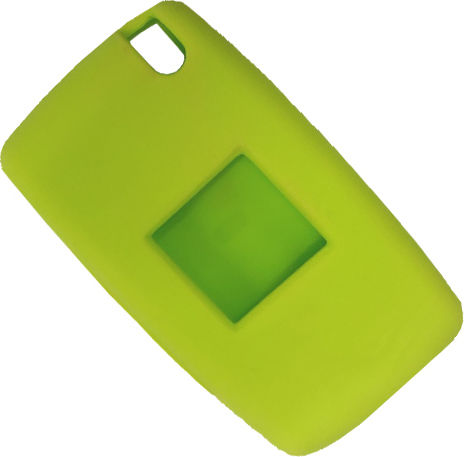 Husă Cheie din Silicon cu 2 Butoane pentru Citroen / Peugeot în Culoarea Verde