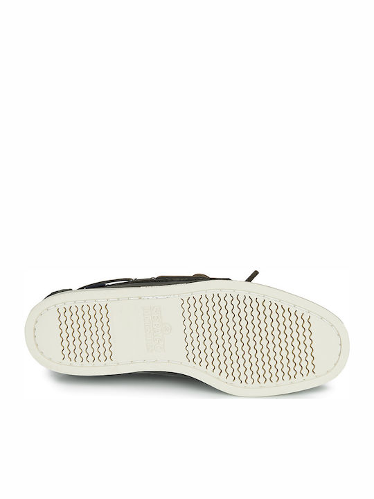Docksides Portland Crazy Suede Ανδρικά Boat Shoes σε Γκρι Χρώμα