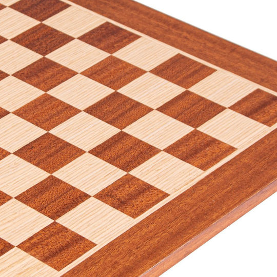 Manopoulos Mahogany Wood & Oak Inlaid Handmade Шах 50x50см