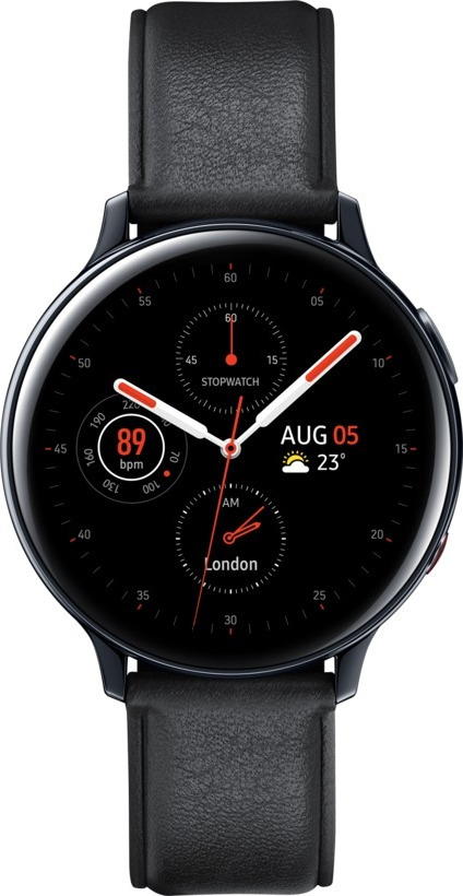 samsung galaxy watch active2 stainless steel 44mm lte black