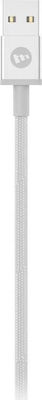 Mophie Braided USB 2.0 Cable USB-C male - USB-A male White 3m (409903207)