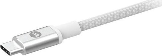 Mophie Geflochtenes USB 2.0 Kabel USB Typ-C männlich - USB-A Weiß 3m 409903207