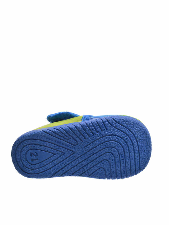 Falcotto Kinderhausschuhe Blau